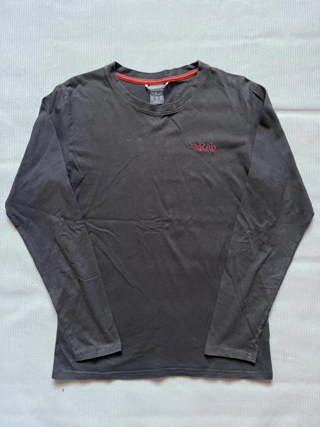 Rab Men's Belay Long Sleeve T-Shirt - Brown, Size Small