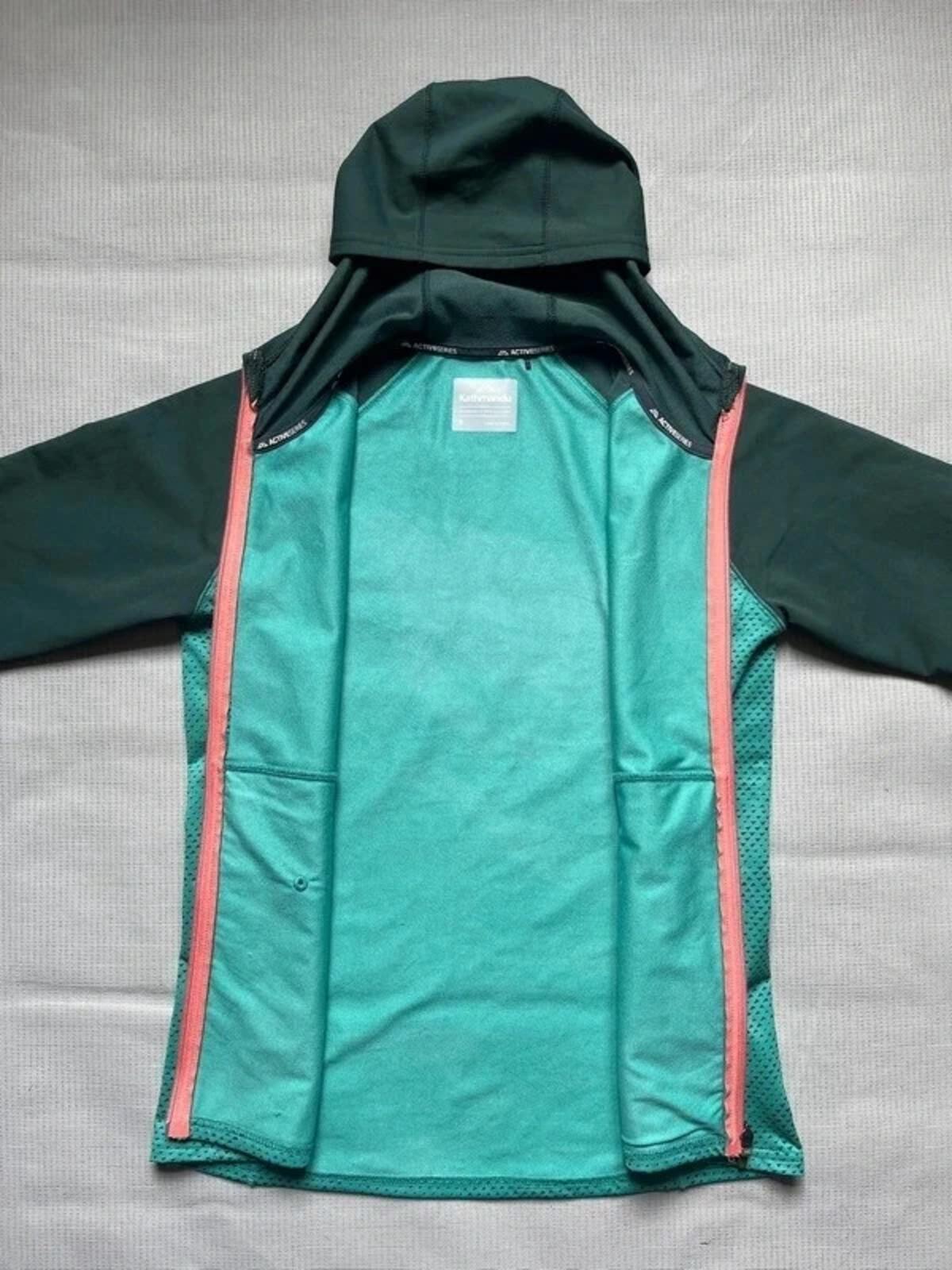 Kathmandu Women’s Technical Baselayer Jacket - Dark Green, Size UK 8