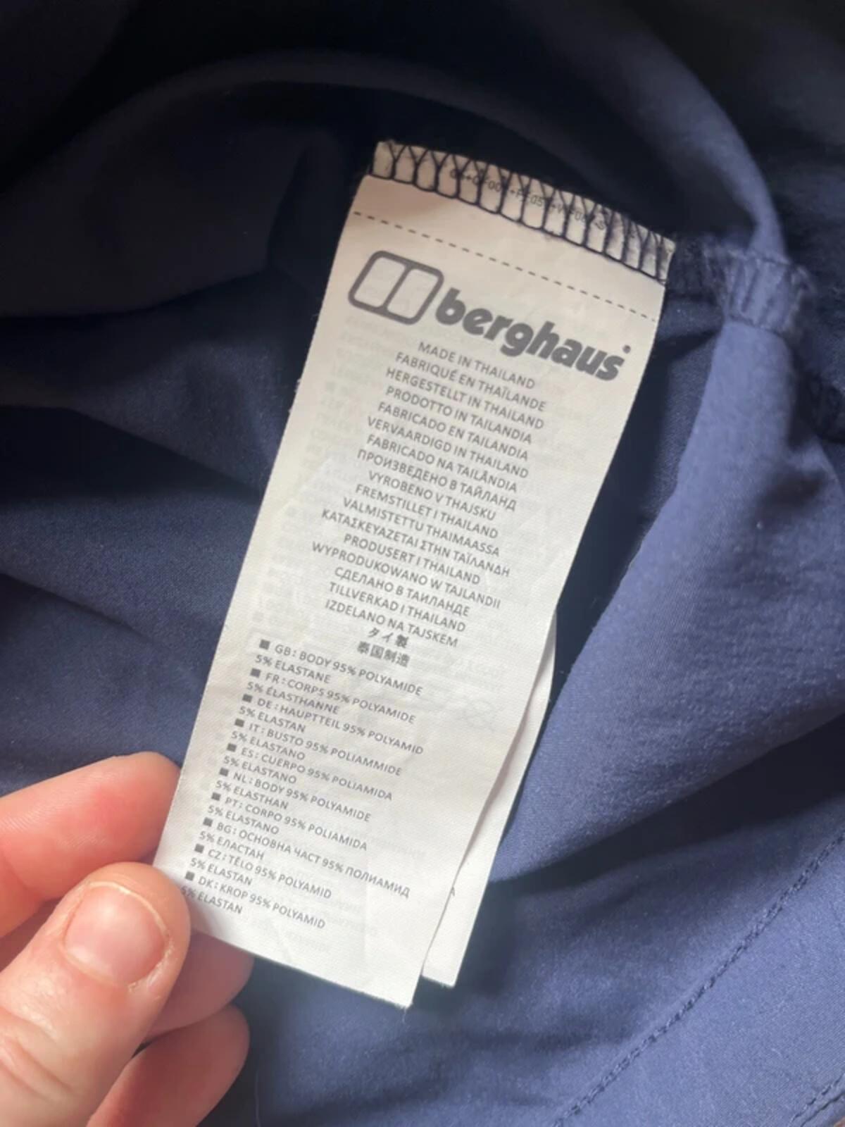 Berghaus Men's Theran Woven Tracksuit Top - Blue/Grey, Size Small