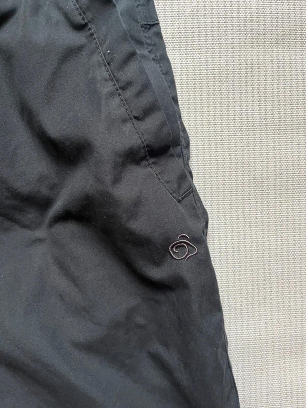 Craghoppers Women's Kiwi Pro Stretch Convertible Hiking Trousers Black Large