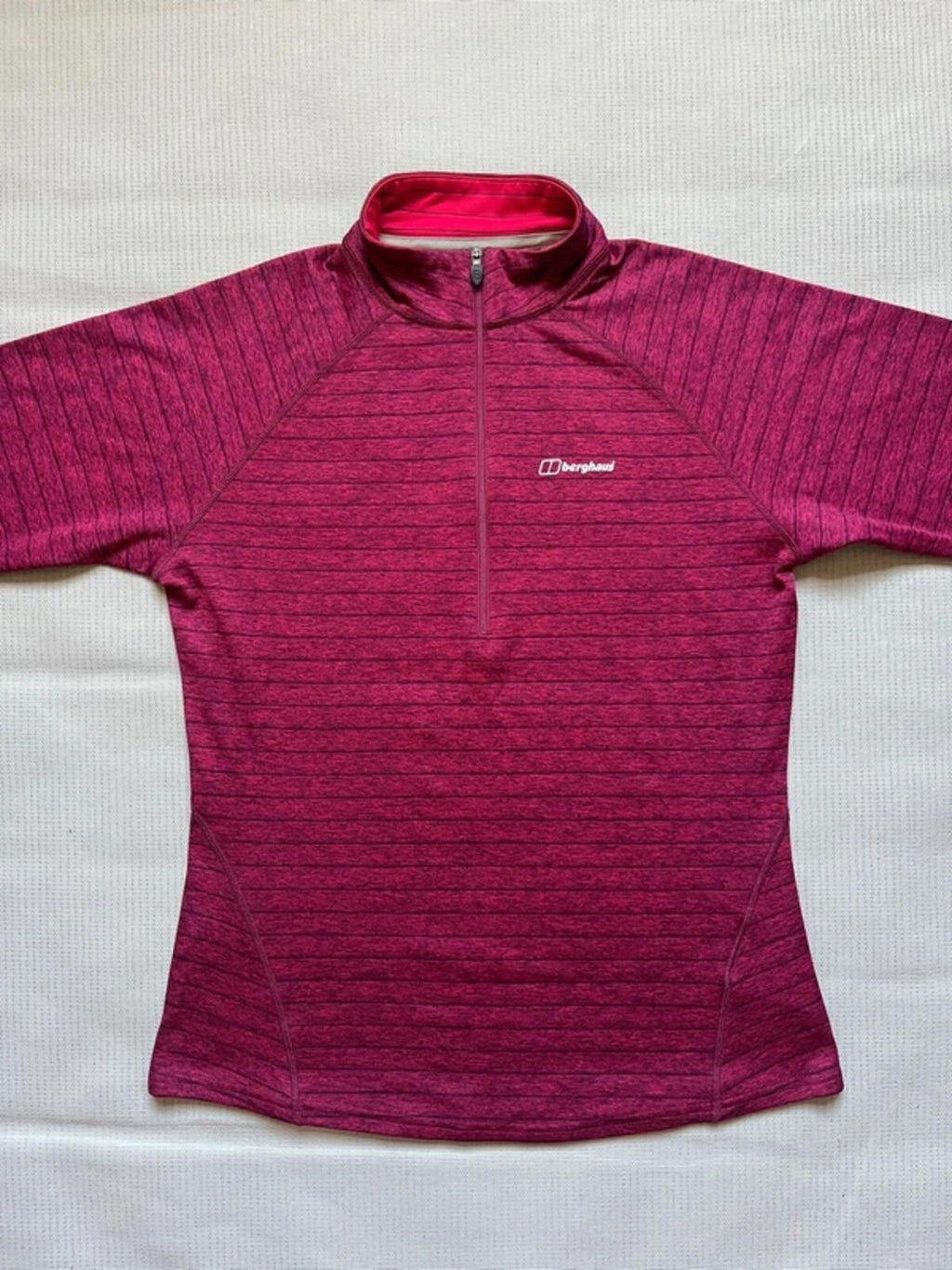 Berghaus Women's Thermal Tech Long Sleeve Baselayer - Red, Size UK 12