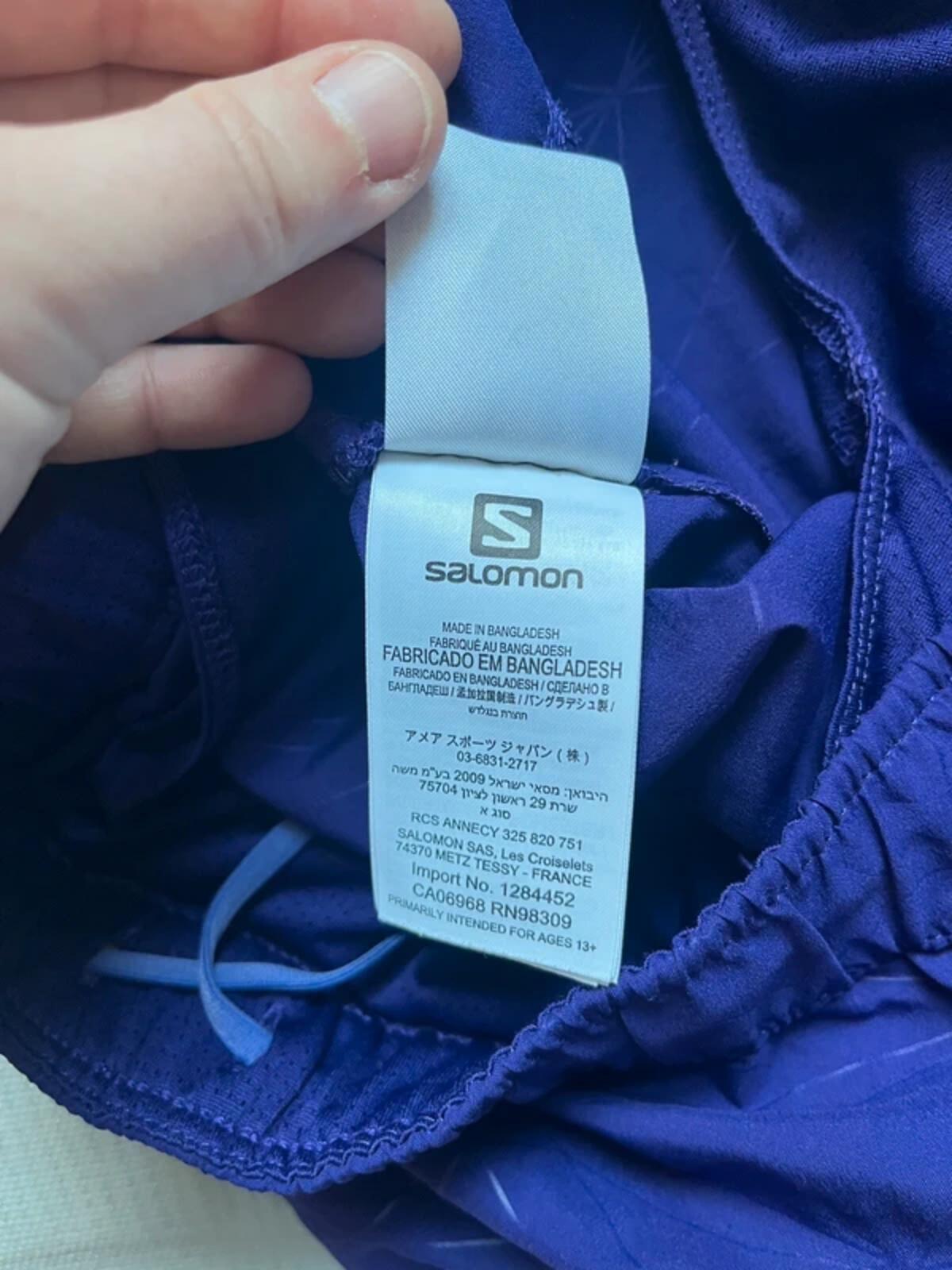 Salomon Women's Trail Runner Shorts - Purple, Size XL