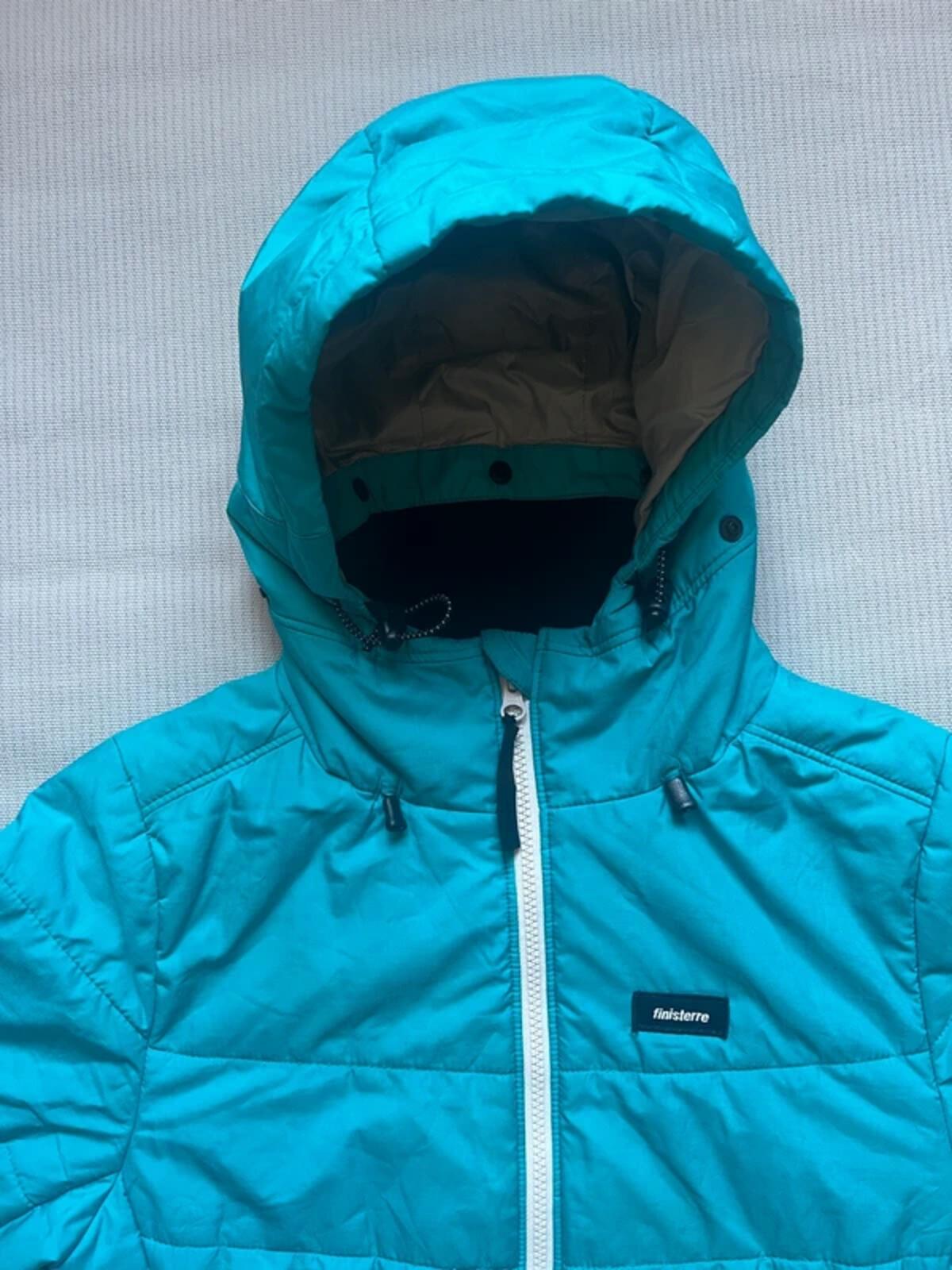 Finisterre Women's Nimbus Hooded Jacket - Blue, Size UK 10
