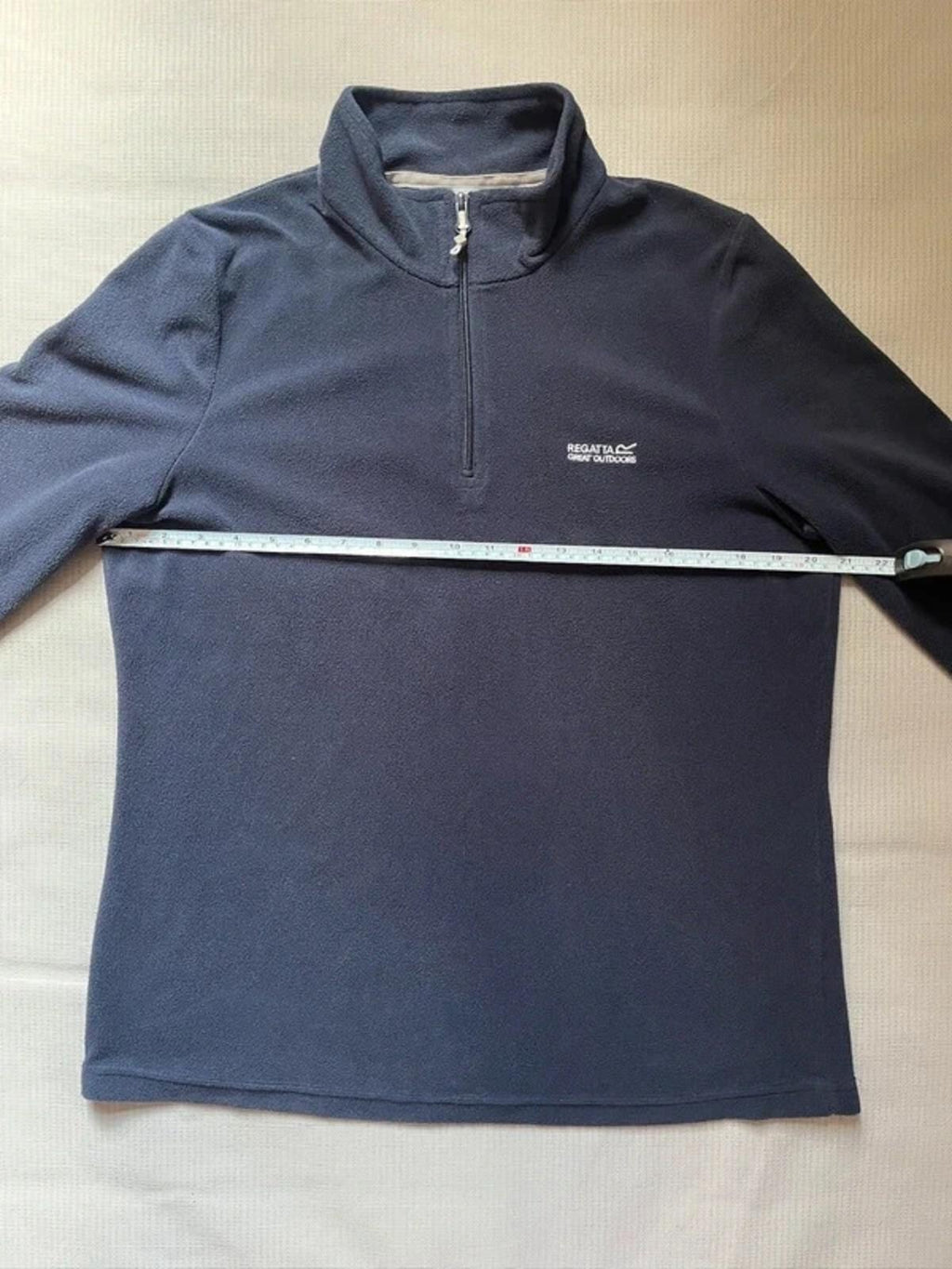 Regatta Women’s 1/4 Zip Fleece Blue Size UK 16