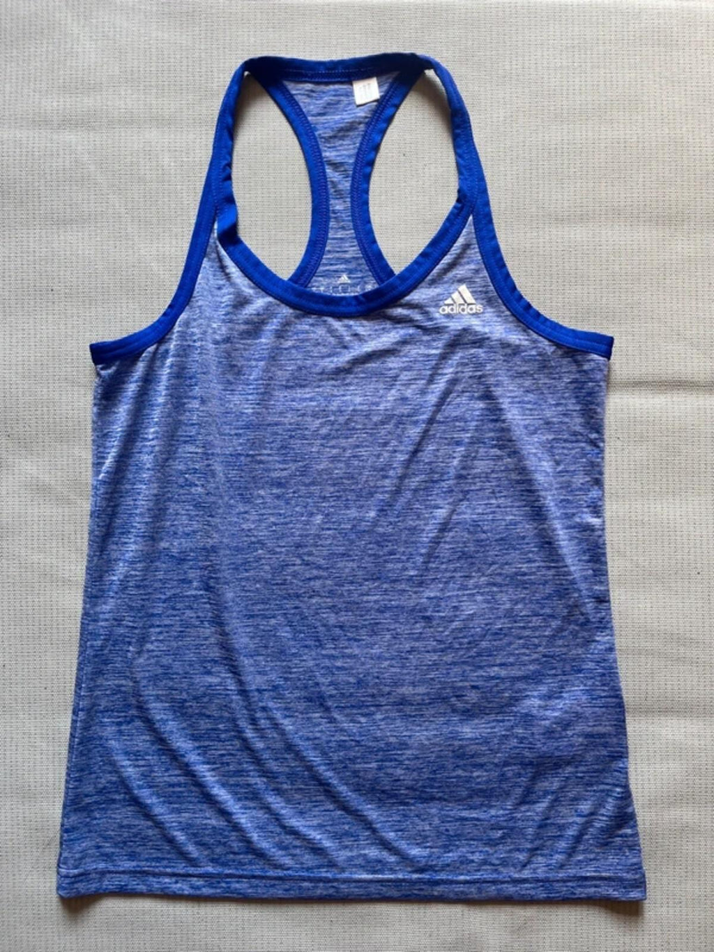 Adidas Women's Climalite Tank Top - Blue, Size UK 8-10