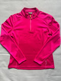Montane Women’s 1/4 Fleece Long Sleeve Top - Pink, UK Size 12