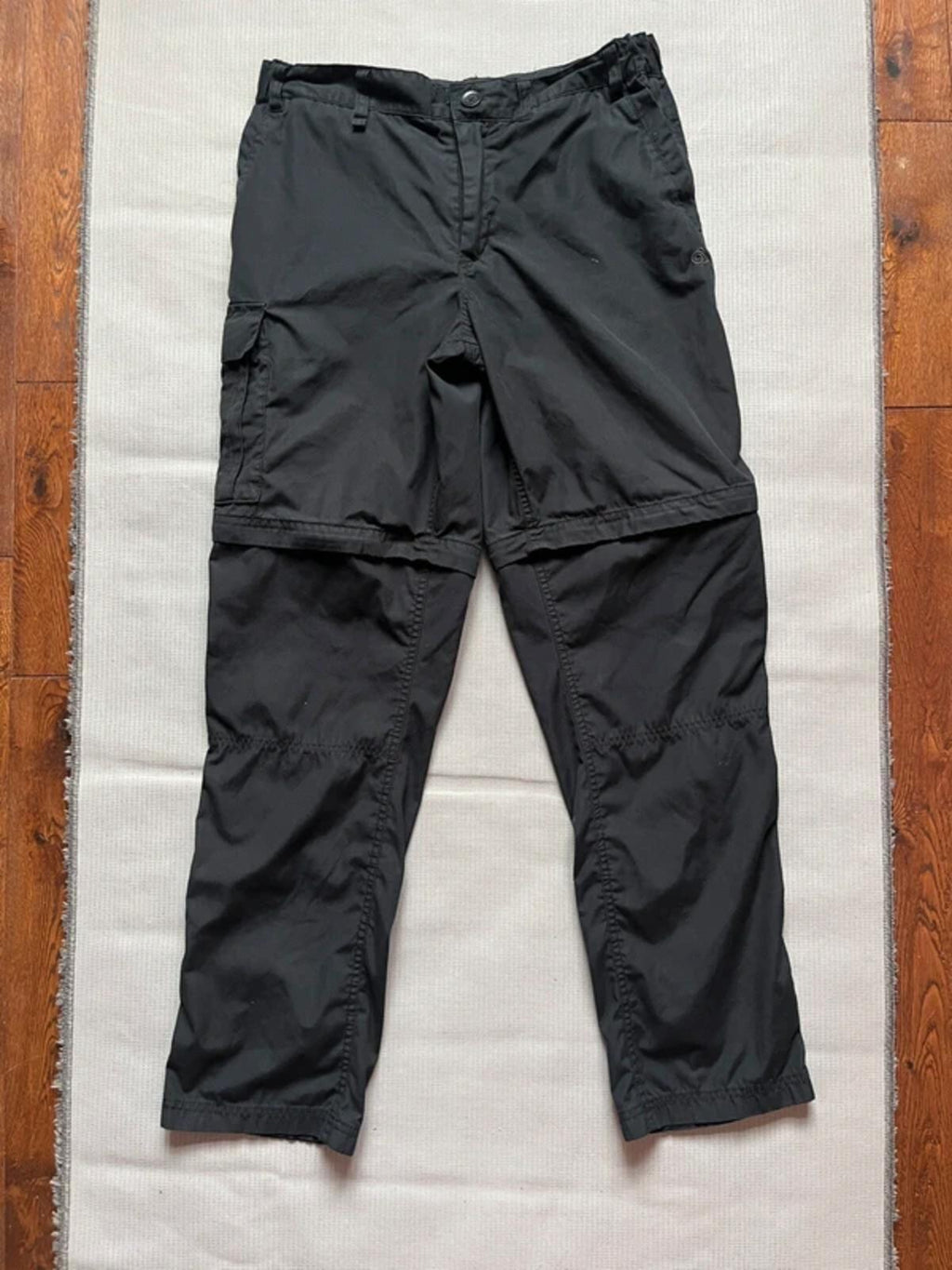 Craghoppers Women's Kiwi Pro Stretch Convertible Hiking Trousers Black Large
