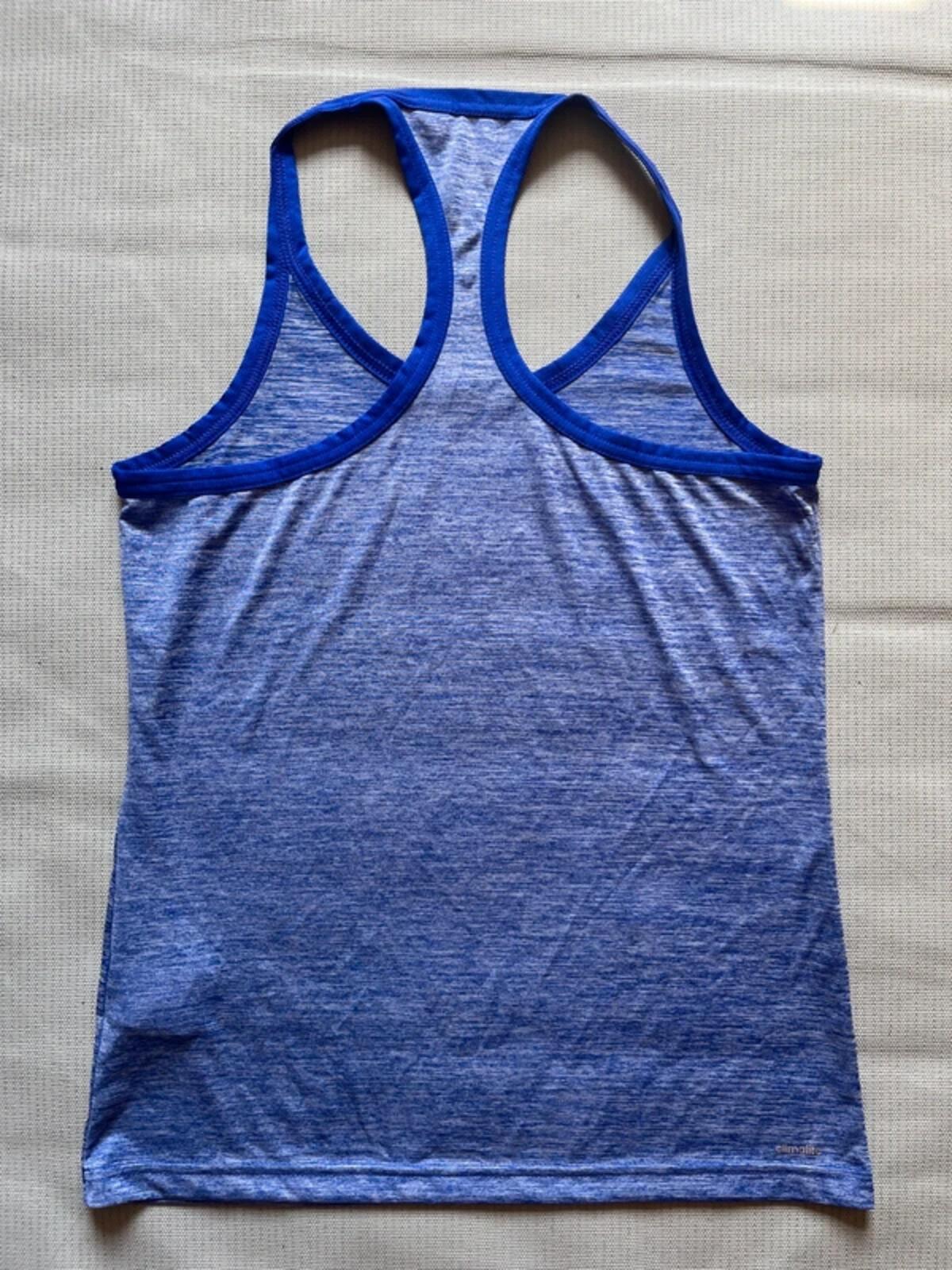 Adidas Women's Climalite Tank Top - Blue, Size UK 8-10