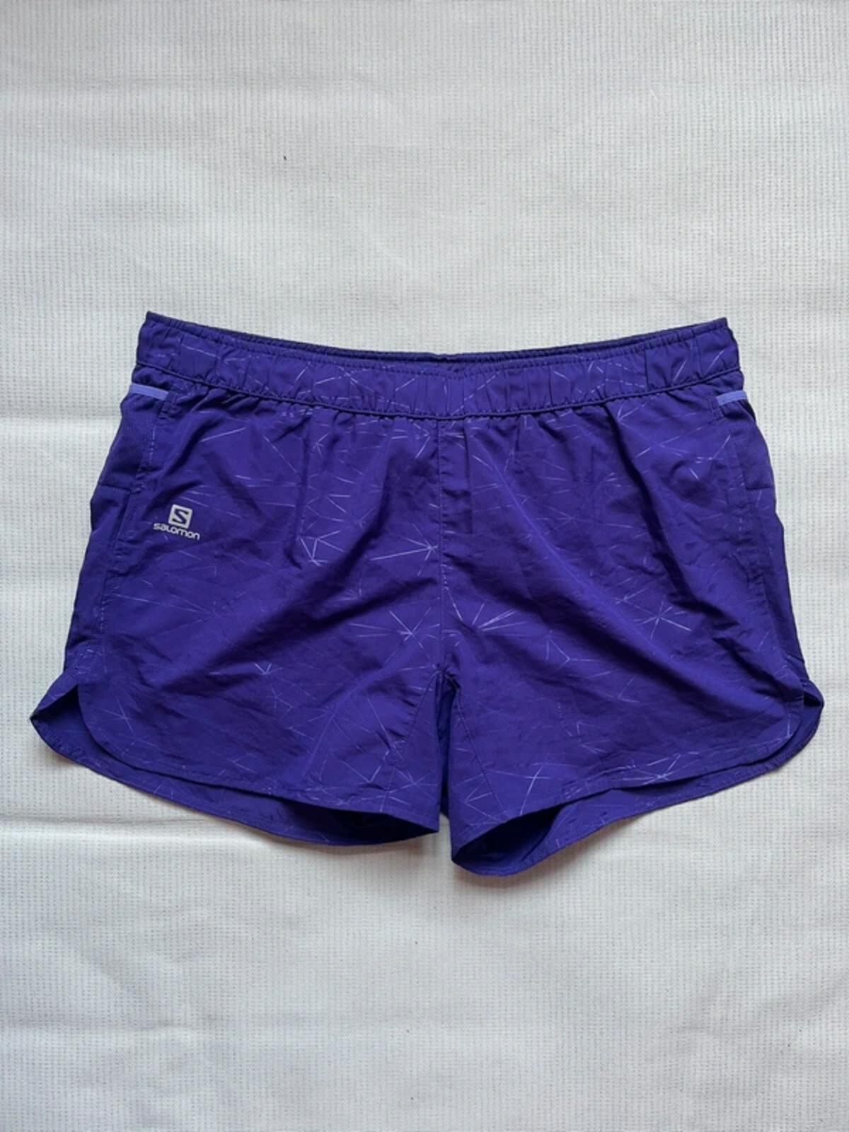 Salomon Women's Trail Runner Shorts - Purple, Size XL