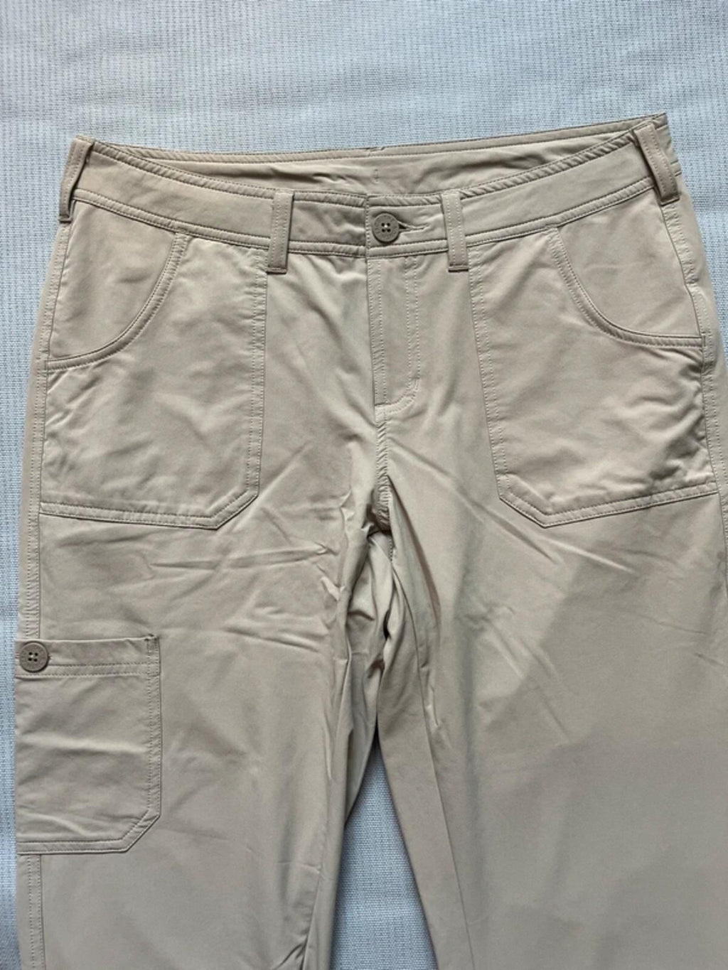The North Face Women's Lightweight Convertible Walking Trousers - Khaki, Size UK 10