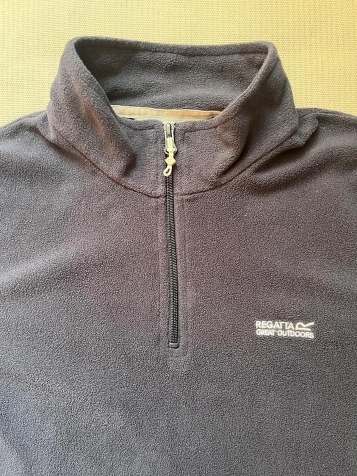 Regatta Women’s 1/4 Zip Fleece Blue Size UK 16
