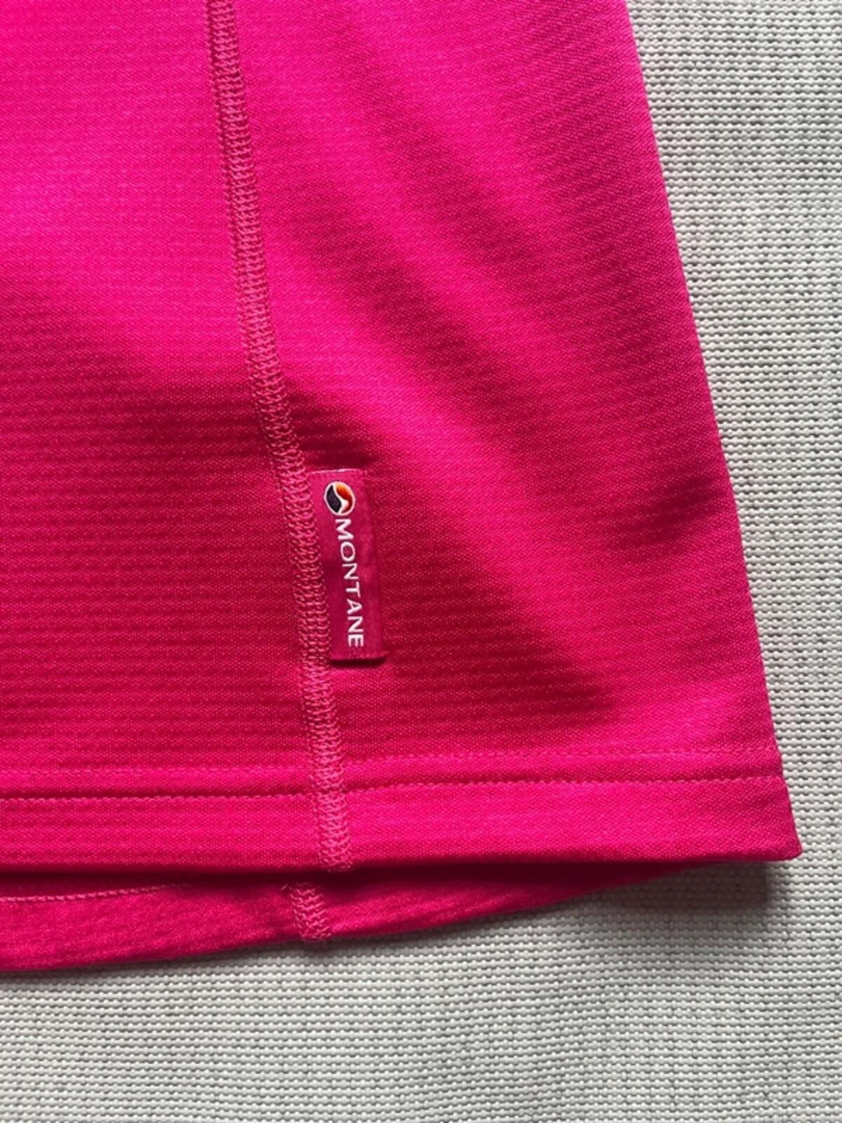 Montane Women’s 1/4 Fleece Long Sleeve Top - Pink, UK Size 12