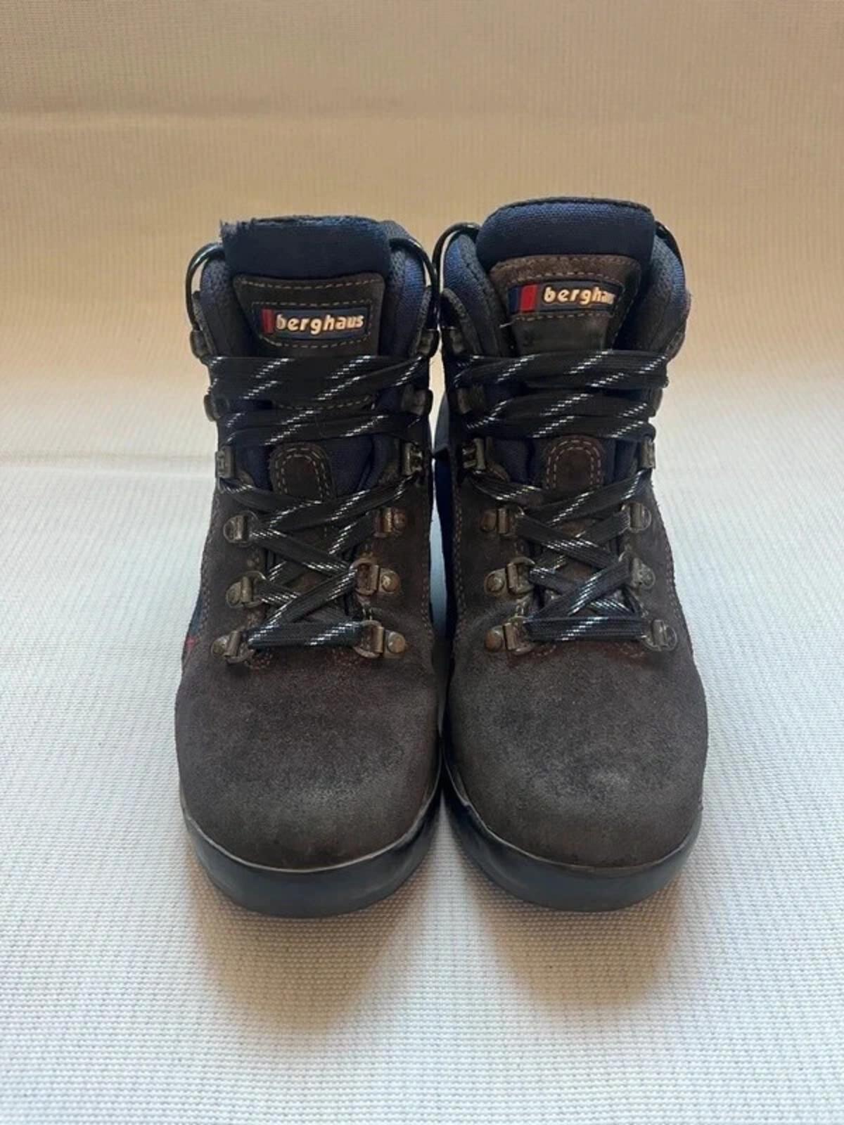 Vintage Classic Berghaus Ascent Goretex Hiking Boots - Blue/Purple, Size UK 5.5