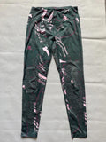 Salomon Women's Agile Long Tights - Green/White, Size Small