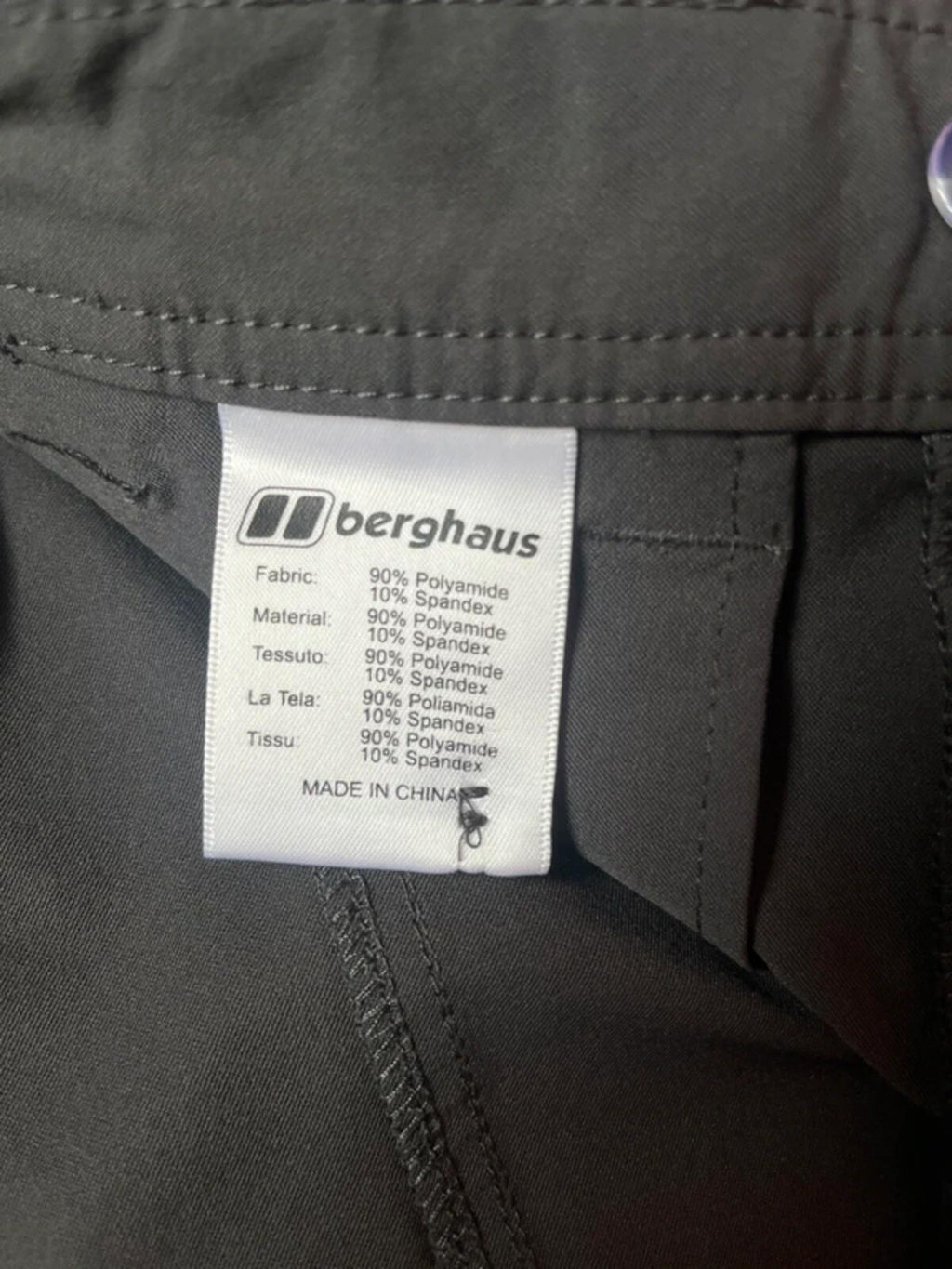 Berghaus Women’s Waterproof Hiking Trousers - Black, Size UK 12