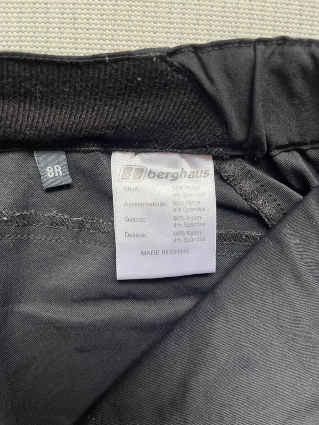 Berghaus Women's Extrem Softshell Trousers - Black, Size 8