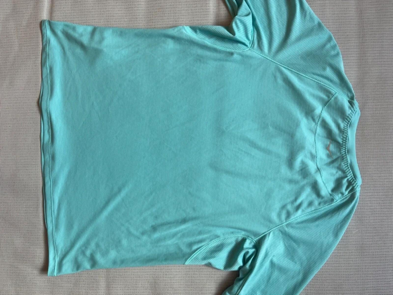 HOKA Women’s Glide 3/4 Sleeve Shirt - Light Blue, Size Small