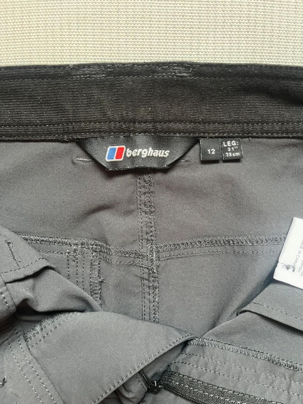 Berghaus Women’s Waterproof Hiking Trousers - Black, Size UK 12
