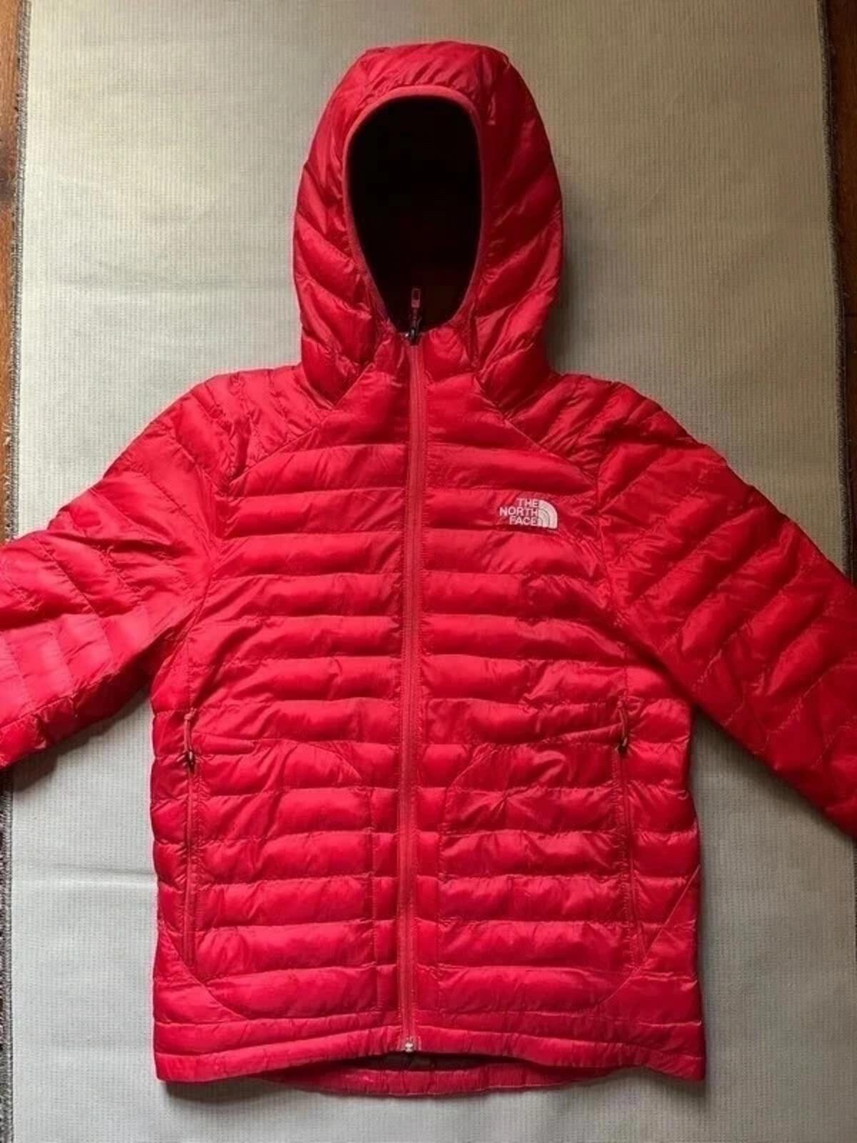 The North Face Men’s Circular Design Down Filled Puffer Jacket - Red, Size Small