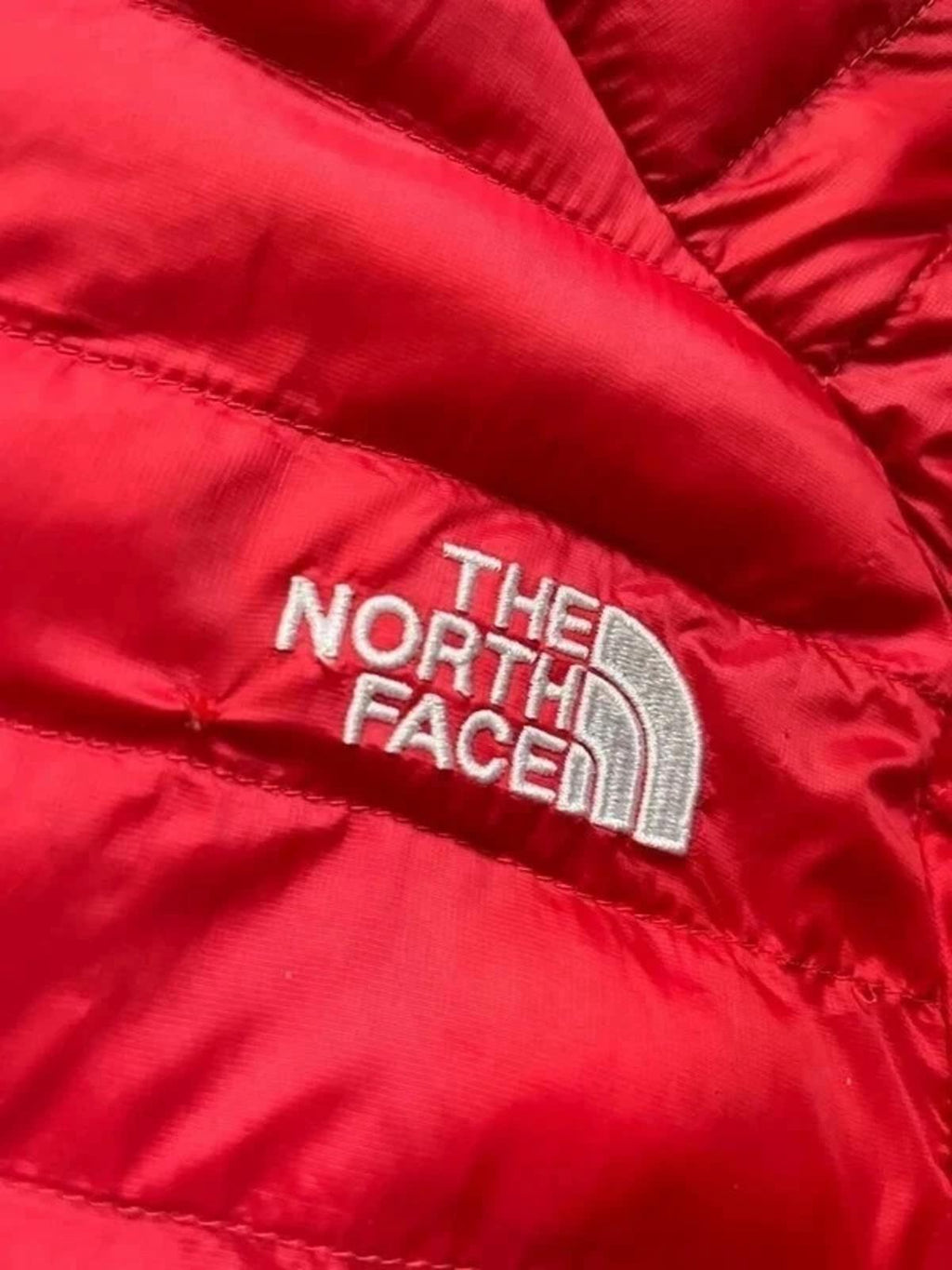 The North Face Men’s Circular Design Down Filled Puffer Jacket - Red, Size Small