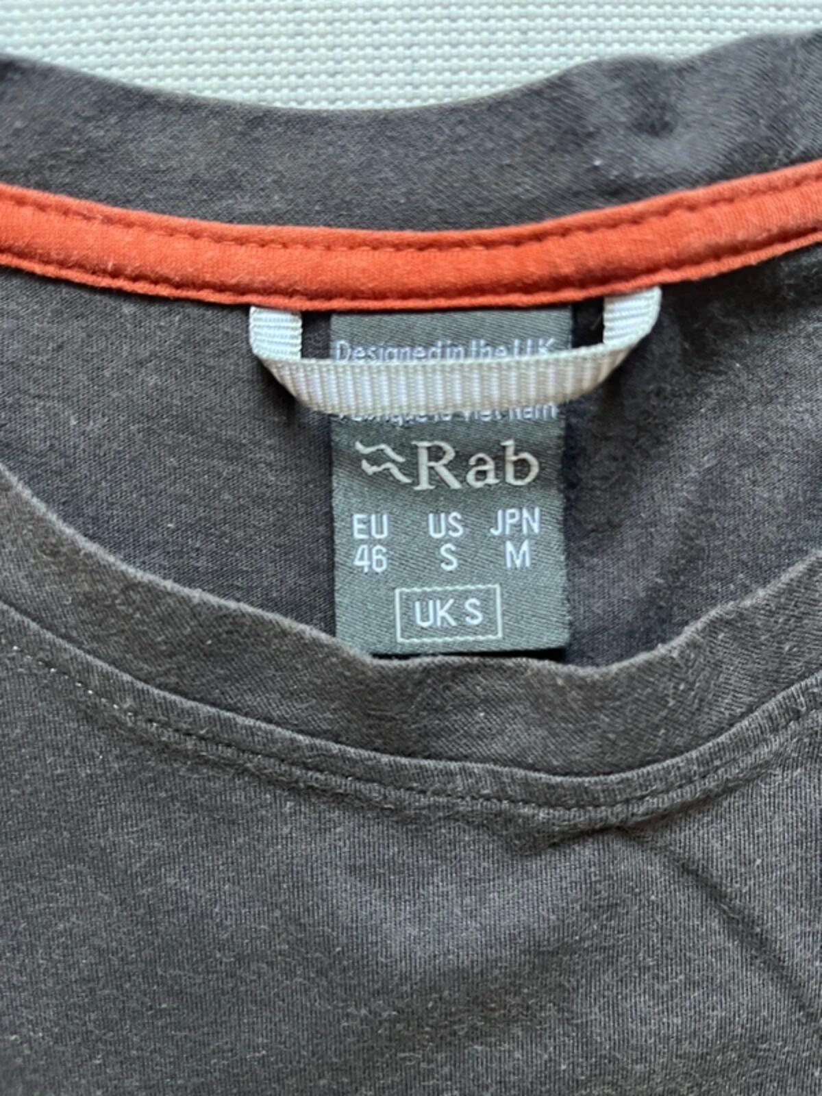 Rab Men's Belay Long Sleeve T-Shirt - Brown, Size Small