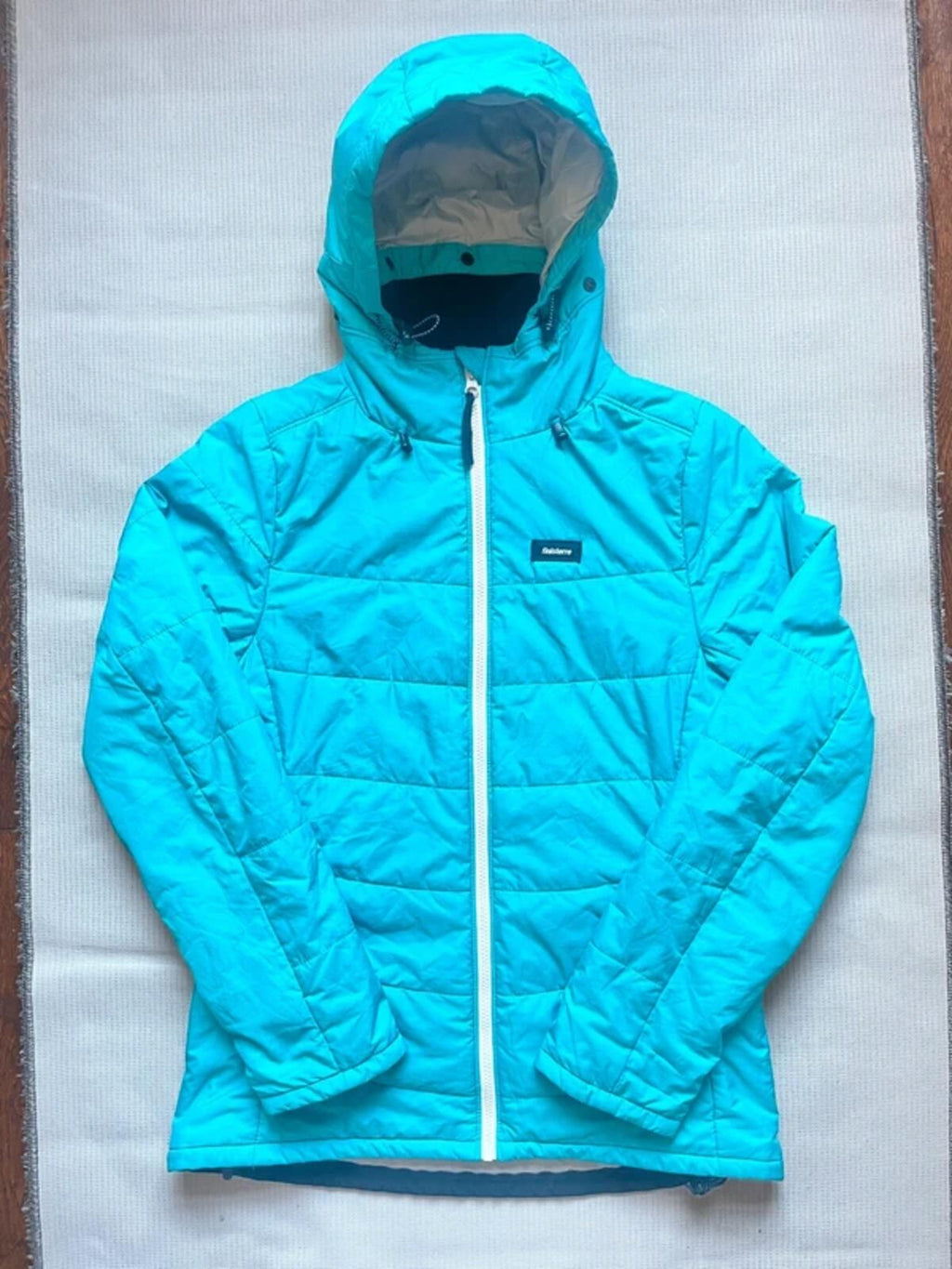 Finisterre Women's Nimbus Hooded Jacket - Blue, Size UK 10