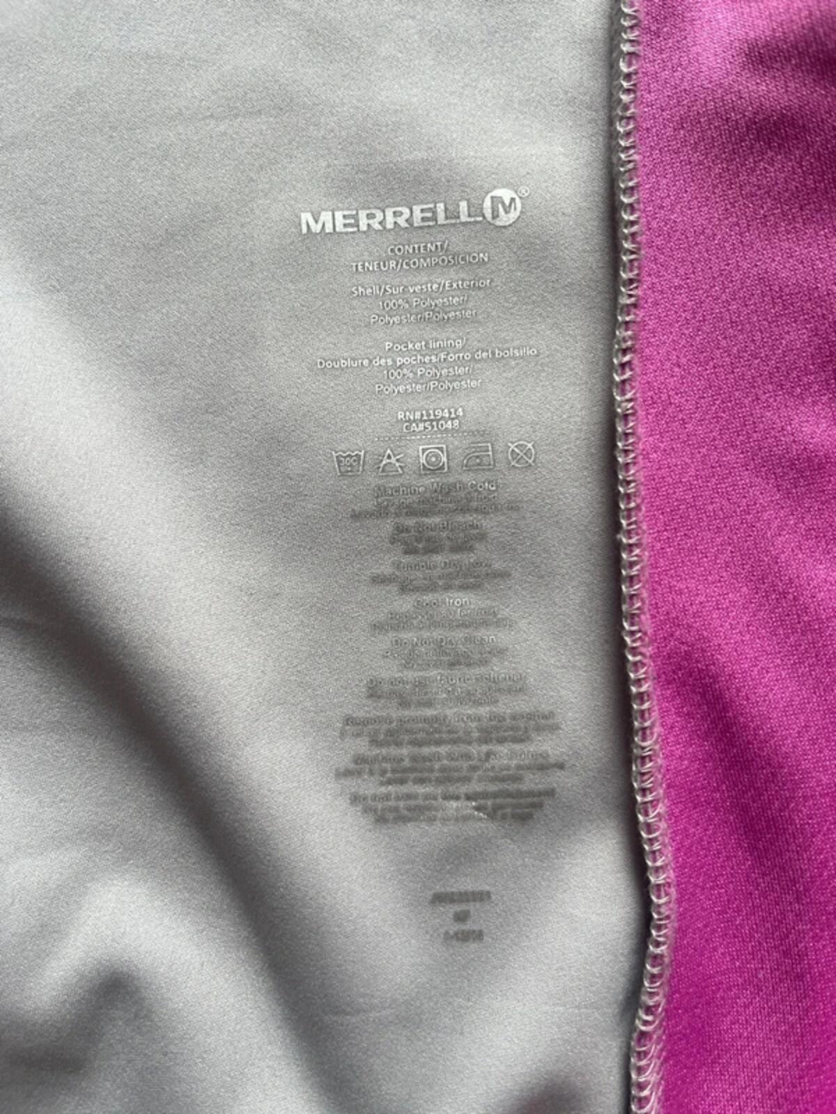 Merrell Women's Lightweight Running Top - Pink/Orange, Size Small