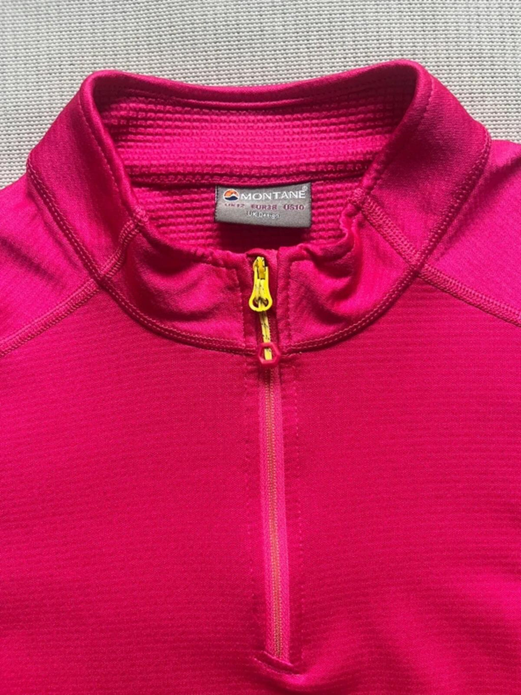 Montane Women’s 1/4 Fleece Long Sleeve Top - Pink, UK Size 12