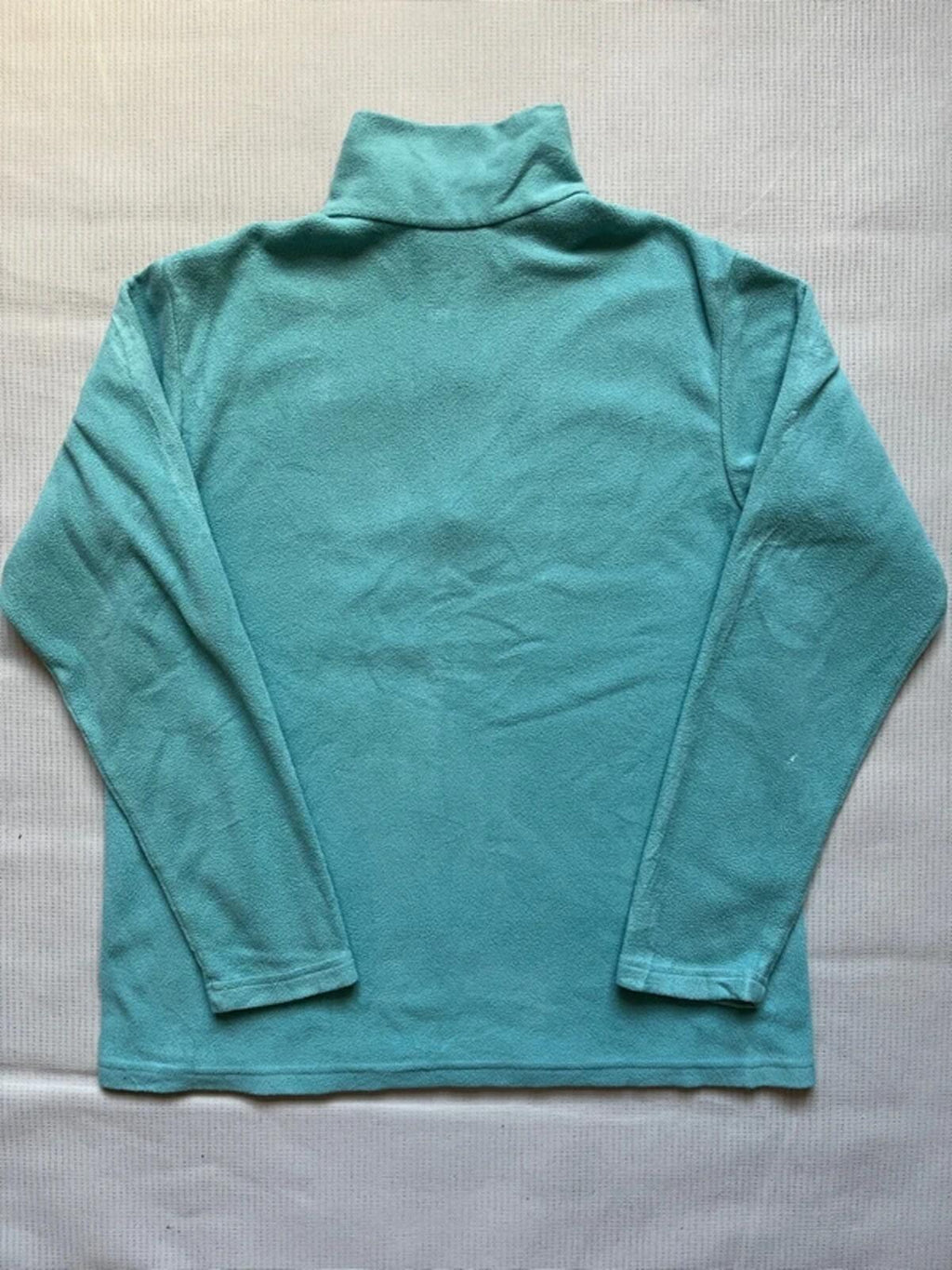 Patagonia Women's Synchilla 1/4 Zip Fleece - Grey/Blue, Size Medium