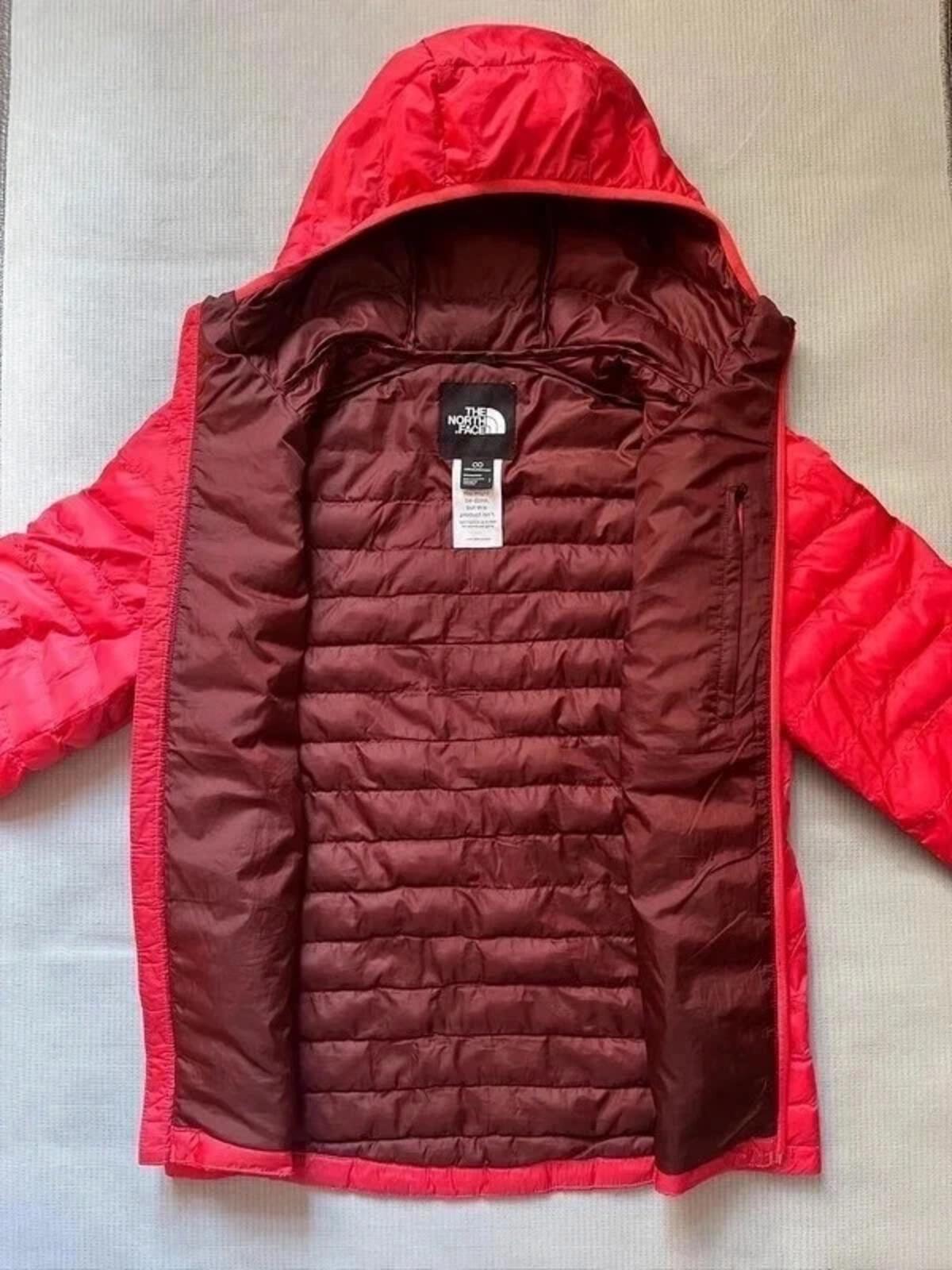 The North Face Men’s Circular Design Down Filled Puffer Jacket - Red, Size Small