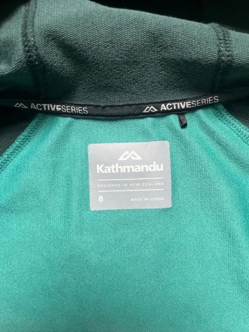 Kathmandu Women’s Technical Baselayer Jacket - Dark Green, Size UK 8
