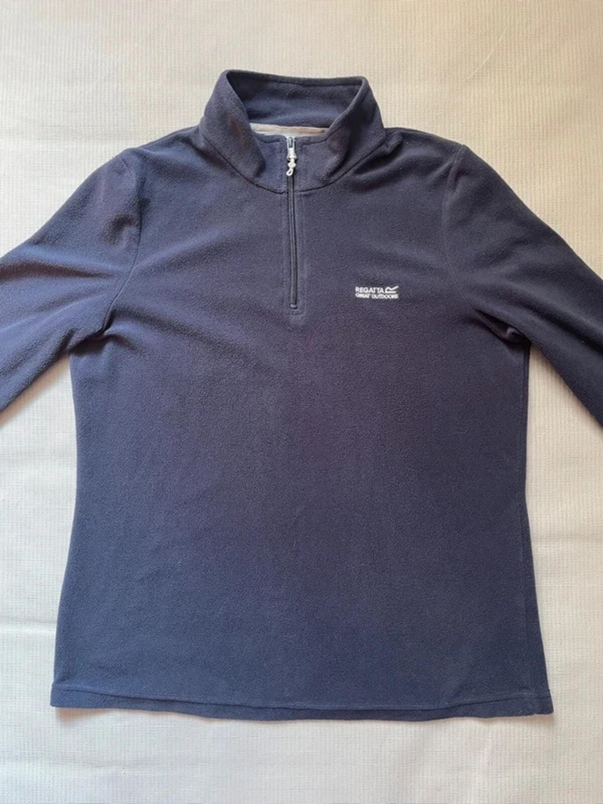 Regatta Women’s 1/4 Zip Fleece Blue Size UK 16
