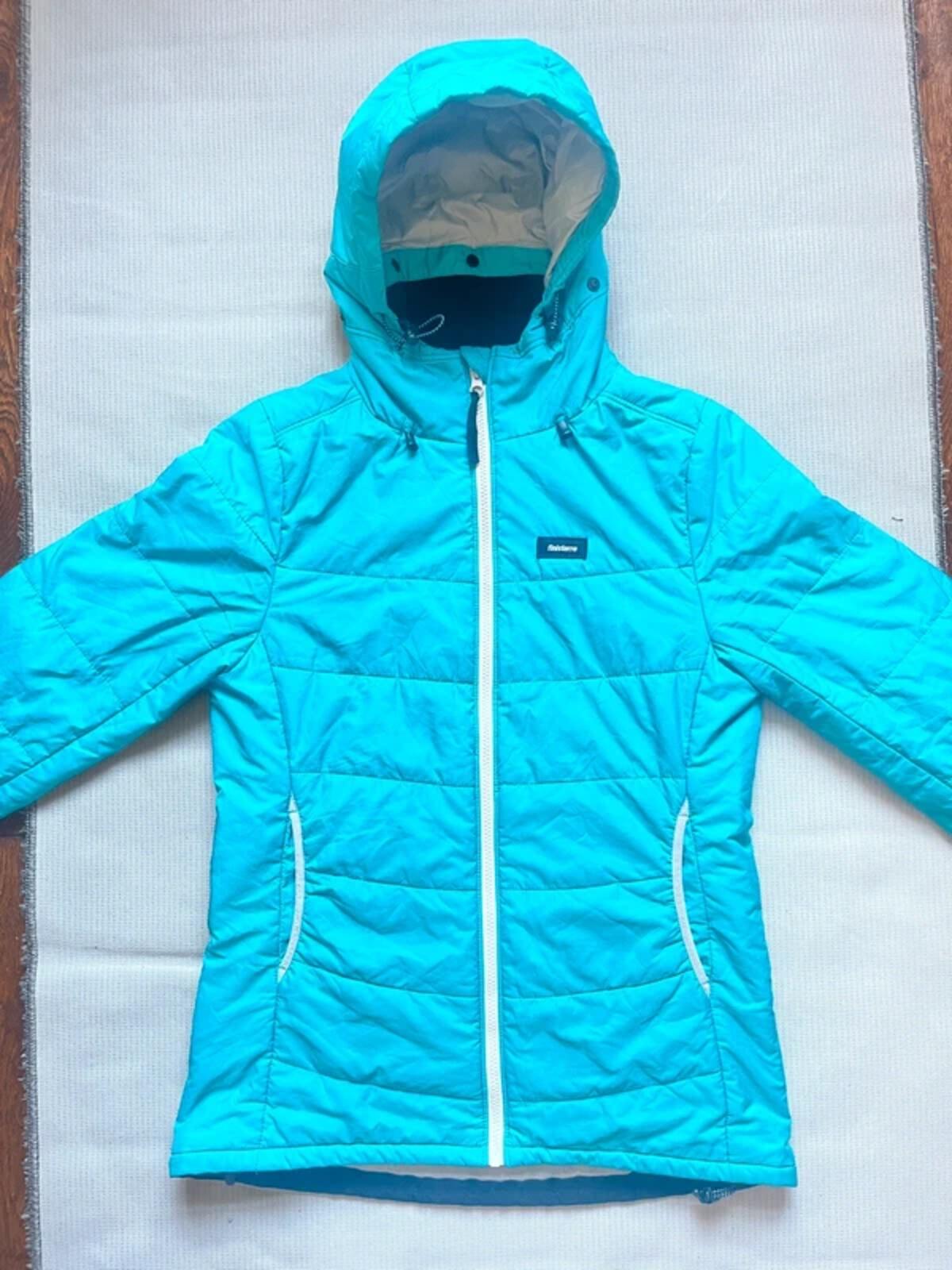 Finisterre Women's Nimbus Hooded Jacket - Blue, Size UK 10