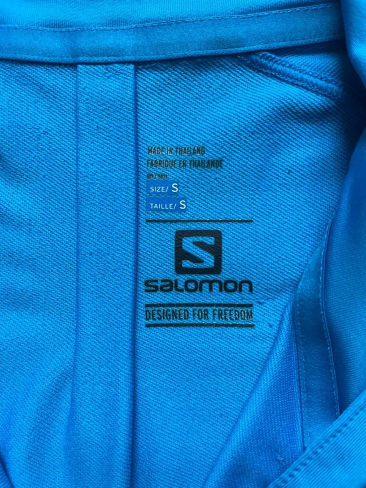 Salomon Women's Discovery Half Zip Midlayer Top - Blue, Size Small