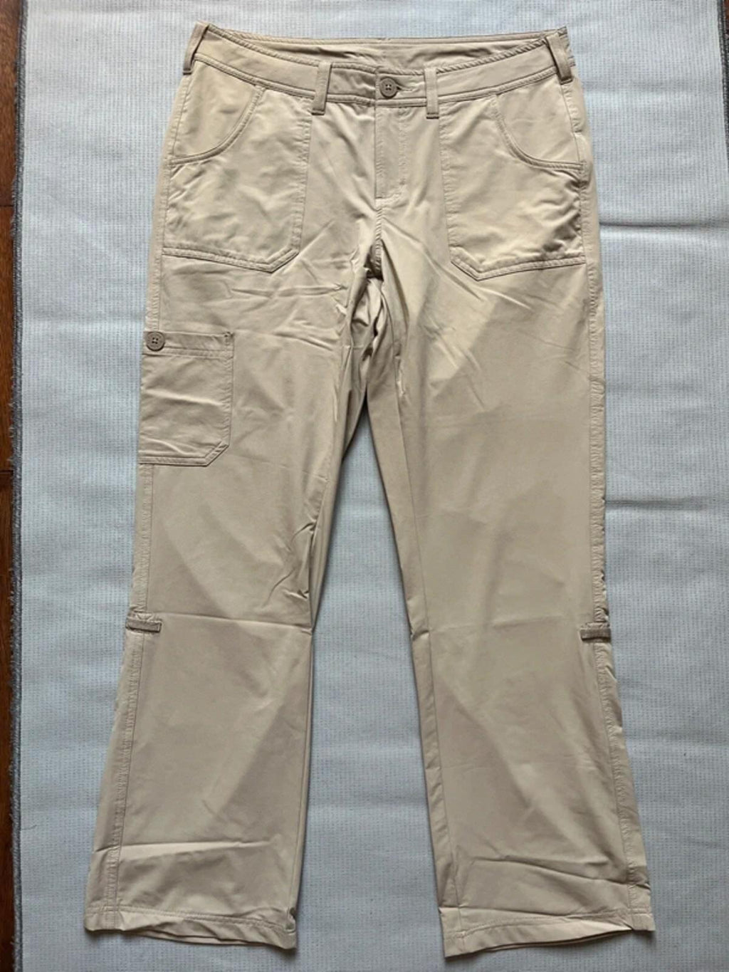 The North Face Women's Lightweight Convertible Walking Trousers - Khaki, Size UK 10