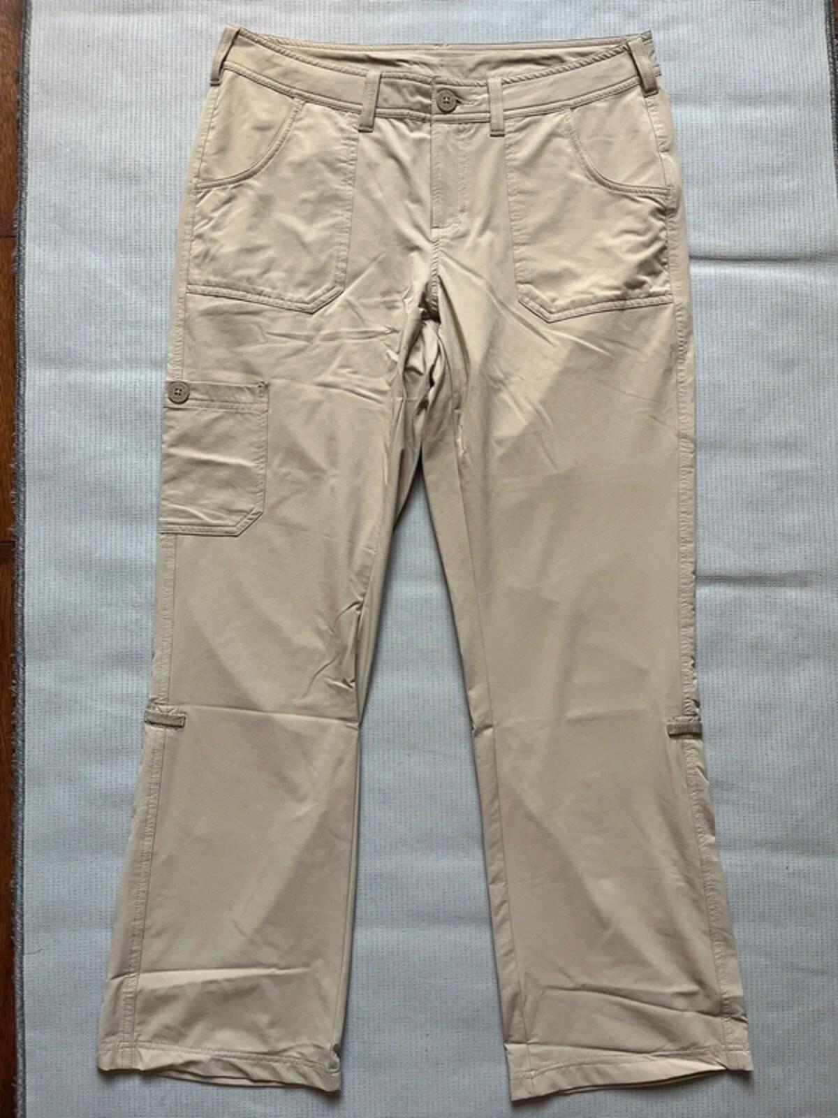 The North Face Women's Lightweight Convertible Walking Trousers - Khaki, Size UK 10