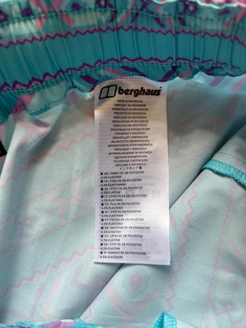 Berghaus Women’s Caatinga Shorts - Blue/Pink, Size Small