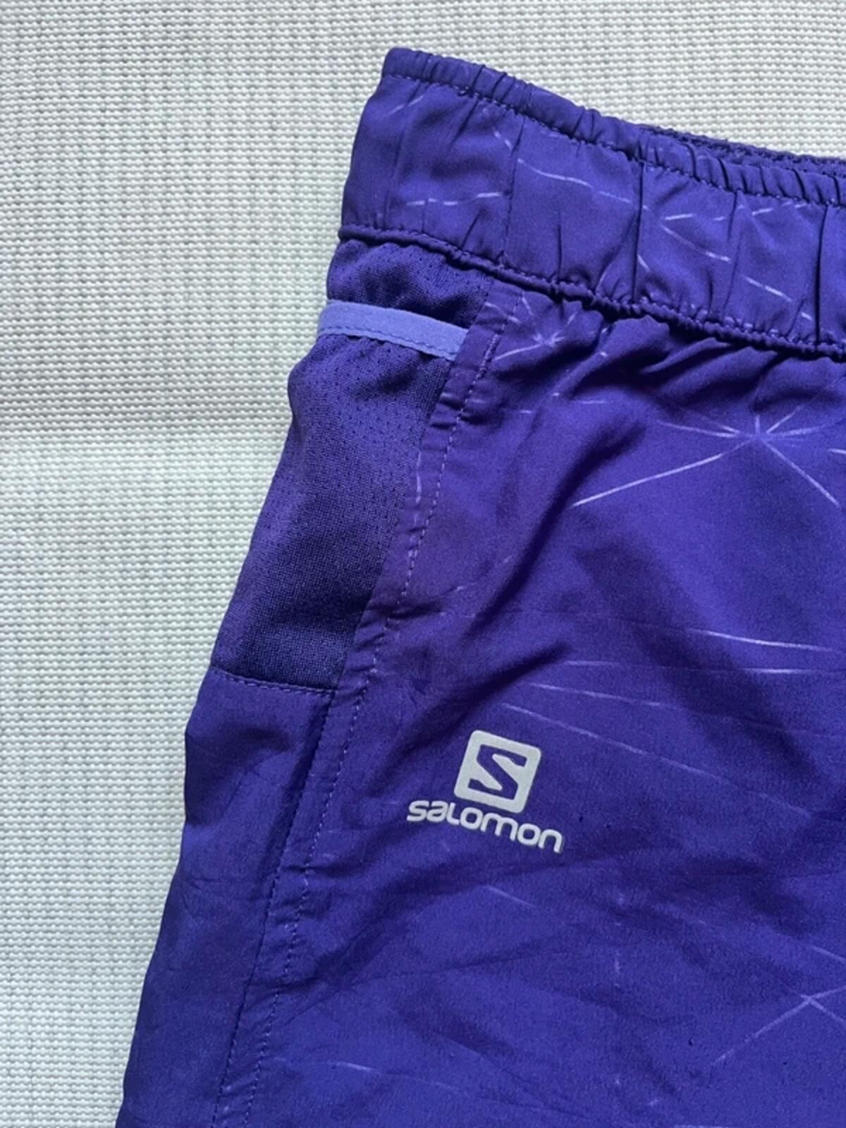 Salomon Women's Trail Runner Shorts - Purple, Size XL