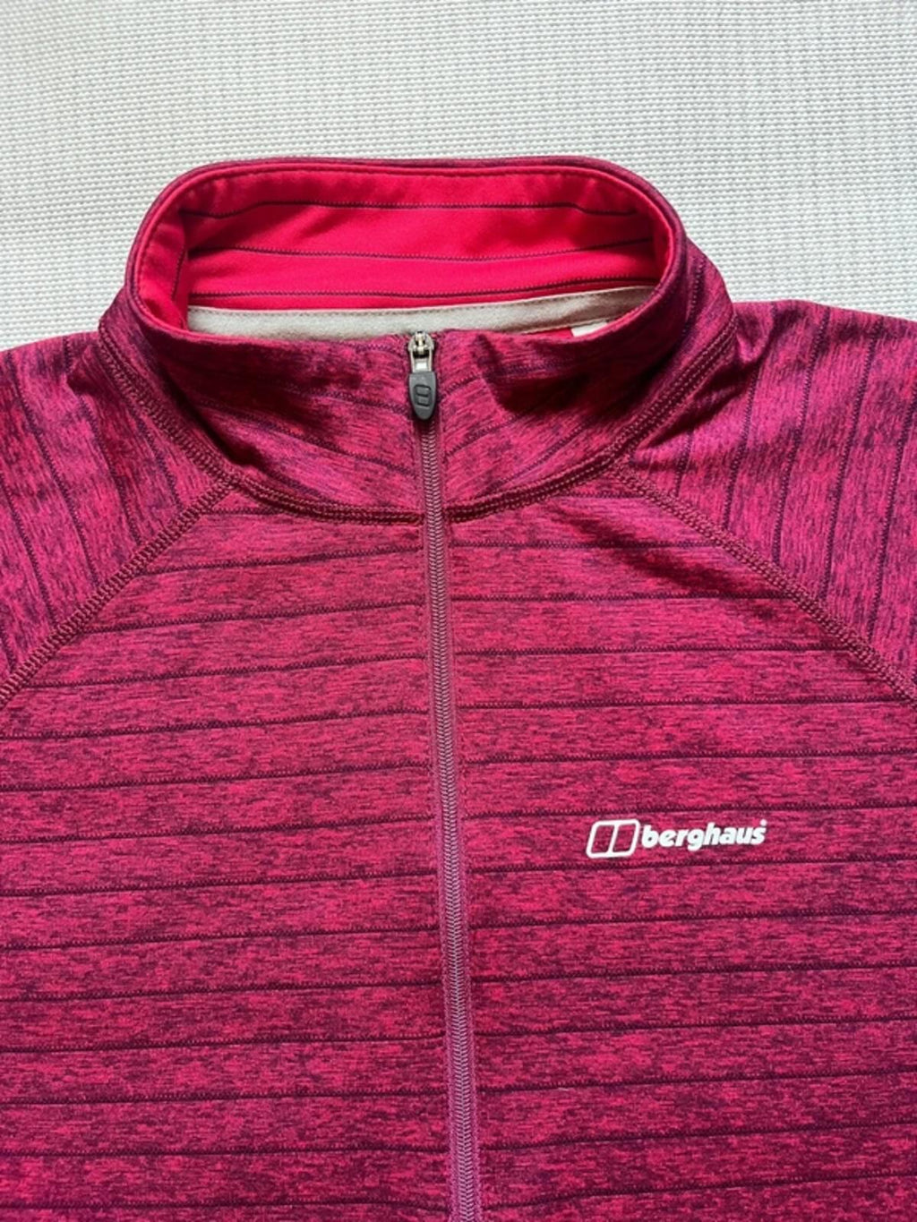 Berghaus Women's Thermal Tech Long Sleeve Baselayer - Red, Size UK 12