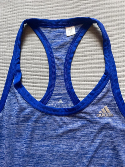 Adidas Women's Climalite Tank Top - Blue, Size UK 8-10