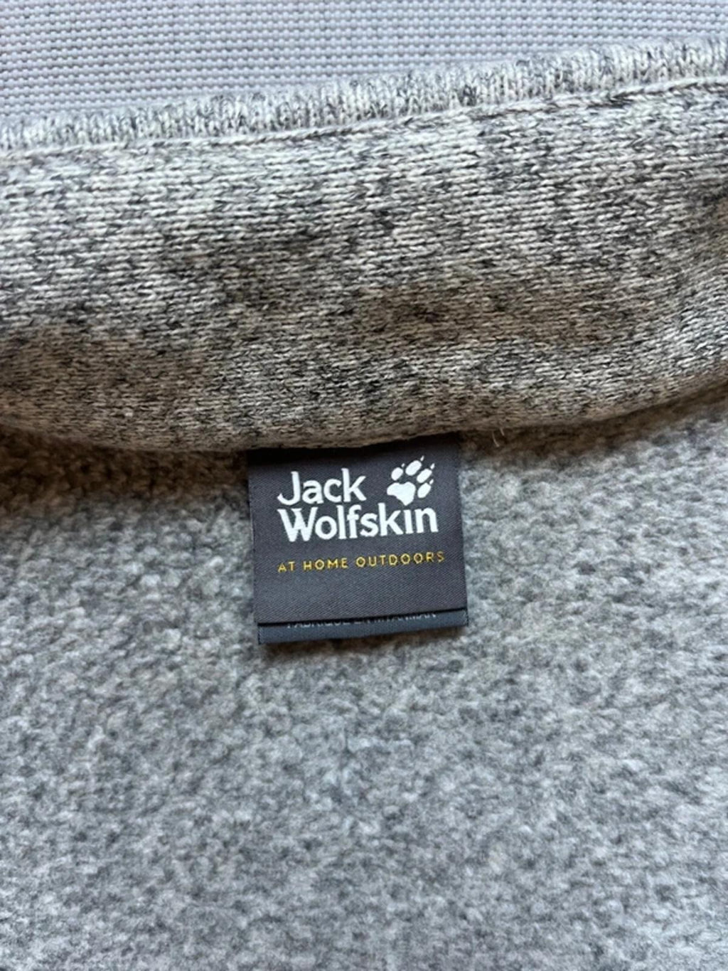 Jack Wolfskin Full Zip Fleece Jacket - Medium, Grey