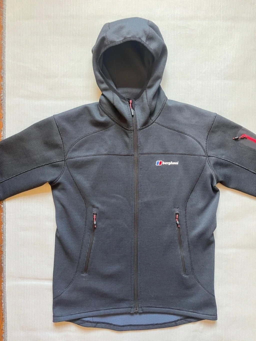 Berghaus Men's Pravitale Mountain 2.0 Hooded Fleece Jacket - Dark Blue, Size Medium